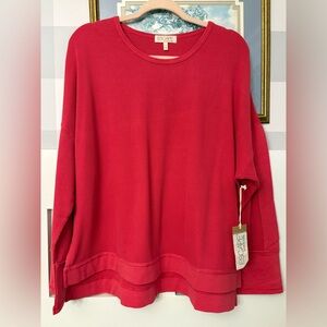 Escape Women's Vibrant Pink Waffle Shirt Size XL